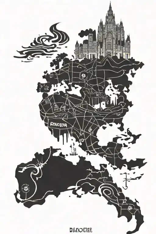 the world is yours scarface tattoo design idea