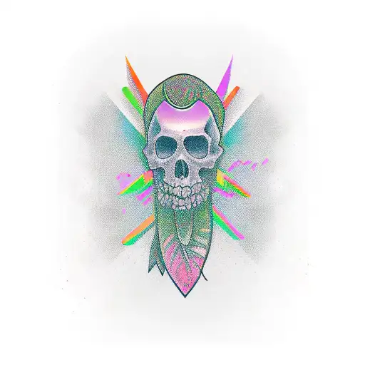 new school drug dealer tattoo design idea