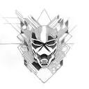 Bucky Barnes tattoo design idea