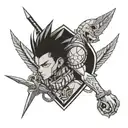 gon and kilua hunter x tattoo design idea