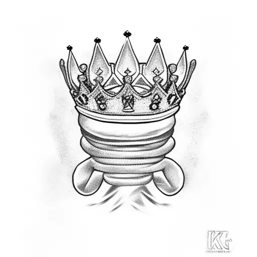 King's Crown Stafa tattoo design idea