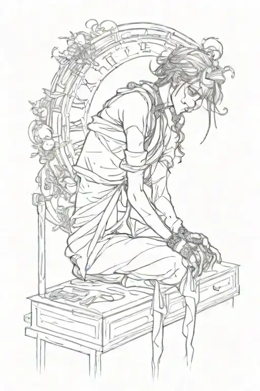 waiting Everybody's watching Even patience success  tattoo design idea