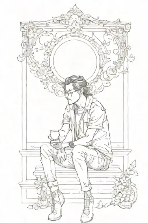 waiting Everybody's watching Even patience success  tattoo design idea