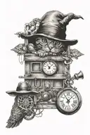 waiting Everybody's watching Even patience success  tattoo design idea