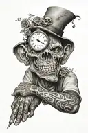 waiting Everybody's watching Even patience success  tattoo design idea