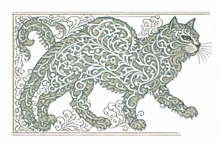 Persian tattoo design idea