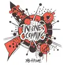 sketch of a minimalist thrash polka-dot tattoo with the words “no one's coming.” tattoo design idea