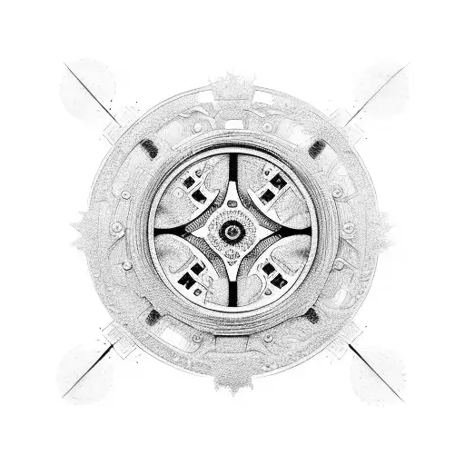 cog tattoo design idea