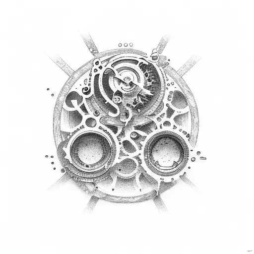 cog tattoo design idea