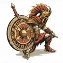 sparta warrior tattoo design idea