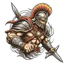 sparta warrior tattoo design idea