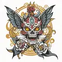 Risk Rich tattoo design idea