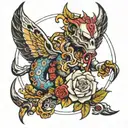 Risk Rich tattoo design idea