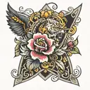 Risk Rich tattoo design idea