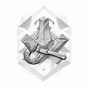 hammer and sickle tattoo design idea