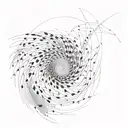 Vortex by Lizzy McAlpine tattoo design idea