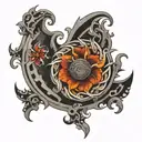 Vortex by Lizzy McAlpine tattoo design idea