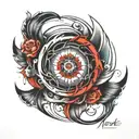 Vortex by Lizzy McAlpine tattoo design idea