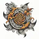 Vortex by Lizzy McAlpine tattoo design idea