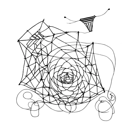 kite tattoo design idea