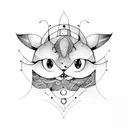 kids Kite  tattoo design idea