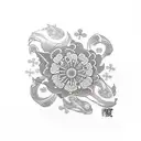 clover tattoo design idea