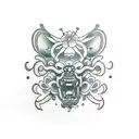 clover tattoo design idea