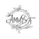 the name "Amiya" tattoo design idea