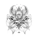 Lily tattoo design idea