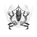 Odin e os corvos  tattoo design idea