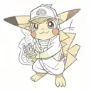 Pikachu, Ash Ketchum, Naruto, Eren Jäger, Rimuru Tempest, Smoking Weed tattoo design idea