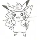 Pikachu, Ash Ketchum, Naruto, Eren Jäger, Rimuru Tempest, Smoking Weed tattoo design idea