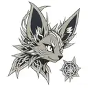 Pokemon Jolteon eyes tattoo design idea