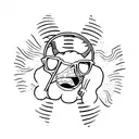 Mac miller song watching movies with the sound off inspired tattoo tattoo design idea