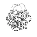 simple Mac miller song watching movies with the sound off inspired tattoo tattoo design idea