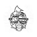 simple Mac miller song watching movies with the sound off inspired tattoo tattoo design idea