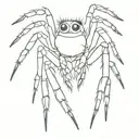 jumping spider tattoo design idea