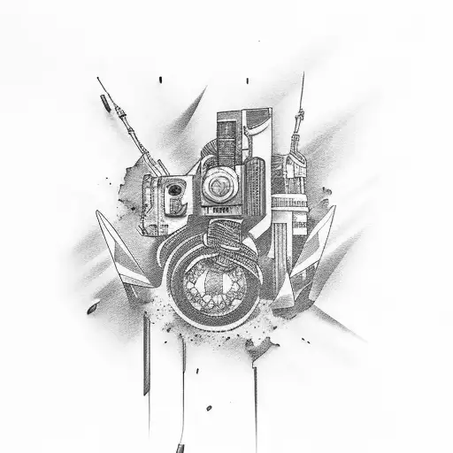 vice city tattoo design idea