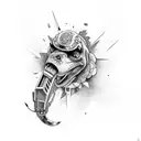 vice city tattoo design idea