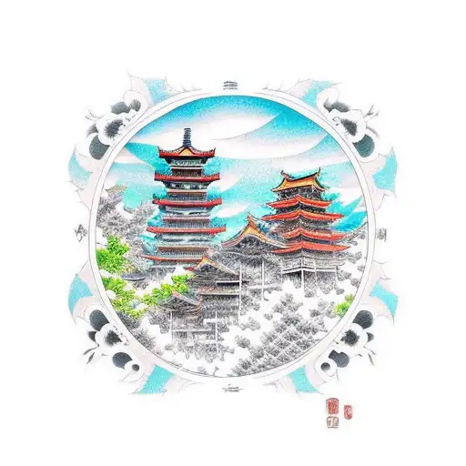 roof die tattoo design idea