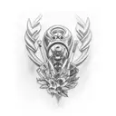 f1 car tattoo design idea