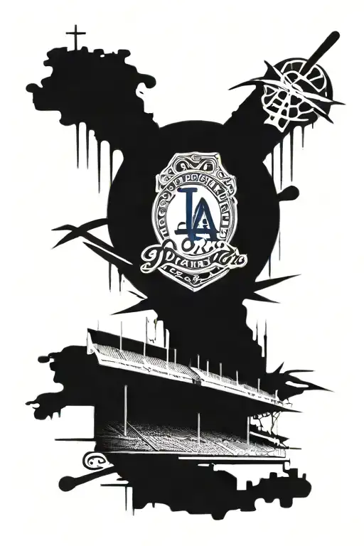 dodgers stadium Picture tattoo design idea
