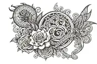 god grant me the serenity to accept the things i cannot change courage to change the things I can and wisdom to know the tattoo design idea