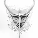 bishop chess piece tattoo design idea