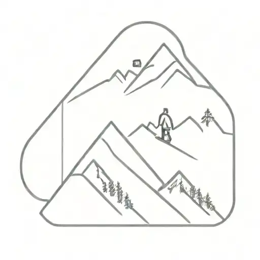 snowboard tattoo design idea