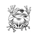 frog tattoo design idea