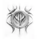 Aquaman symbol tattoo design idea