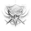 Aquaman symbol tattoo design idea