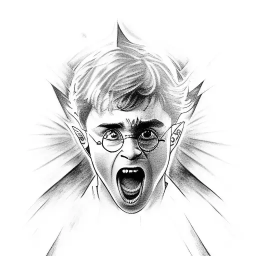 harry potter tattoo design idea