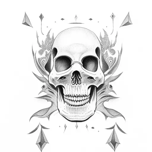 dance macabre tattoo design idea